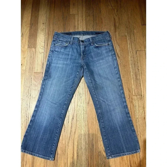 Citizens Of Humanity COH Kelly #063 Low Waist Cropped Jeans Size 29 - Picture 2 of 10